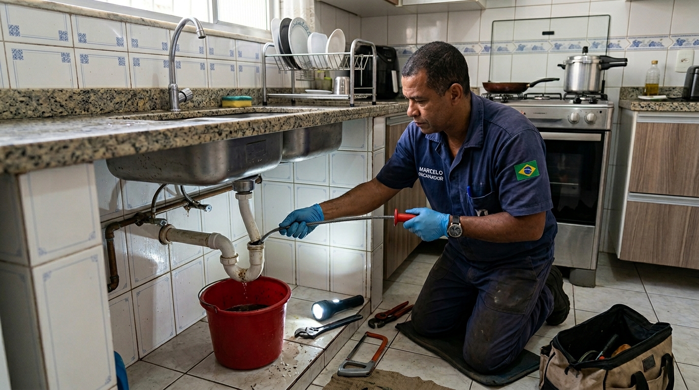 Desentupimento de canos com jato de alta pressão em Vila Velha-ES