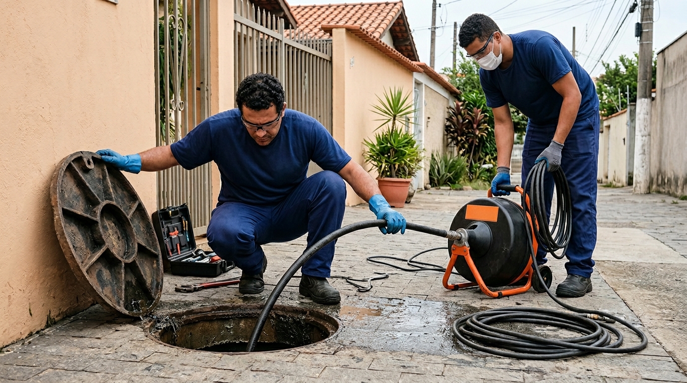 Desentupimento de esgoto em Vila Velha-ES
