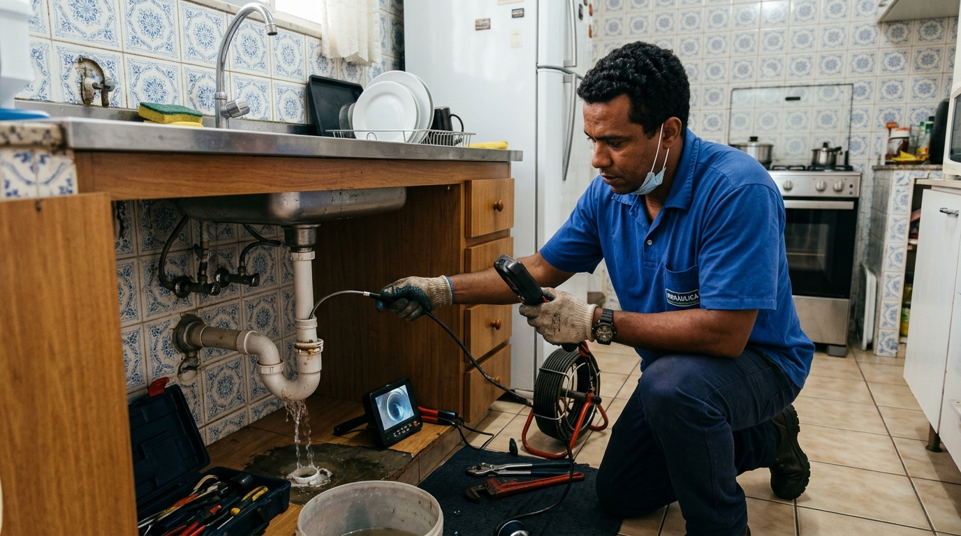 Desentupimento de rede de canos em Vila Velha-ES